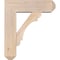 Ekena Millwork Olympic Craftsman Smooth Bracket w/ Offset Brace, Douglas Fir, 7 1/2"W x 24"D x 28"H BKT0806X24X28OLY04SDF - alternate 4